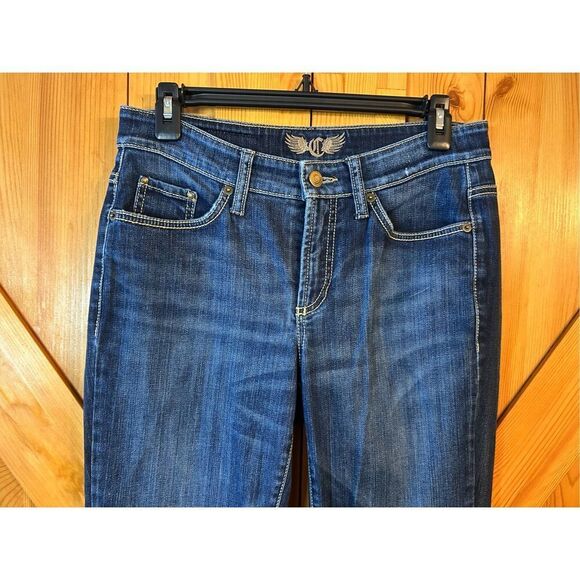 Cambio Peaches Easy Kick Stretch Jeans Size 8 Distressed (8696) - Picture 3 of 11